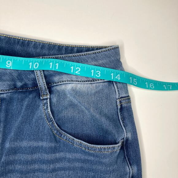 Halara High-Rise Medium Wash Wide Leg Jeans Relaxed Chic Casual Denim - Picture 8 of 9